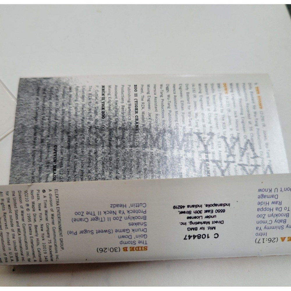 Ol Dirty Bastard Return to the 36 Chambers The Dirty Version Cassette Tape 1995 - Picture 4 of 5